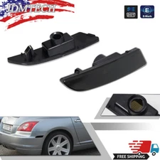 For 2004-2008 Chrysler Crossfire Rear Wheel Fender Side Marker Light Smoked Lens