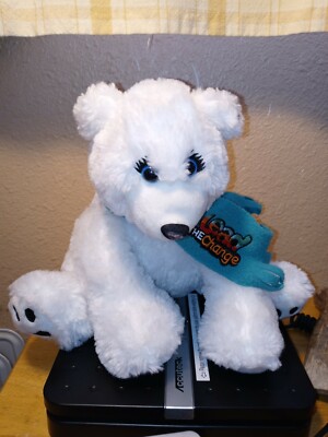 2015 GIRL SCOUTS ABC Bakers Lead The Change POLAR BEAR Stuffed Plush 9''blue eyes