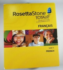 Rosetta Stone French Level 1 complete with NEW Headphones, unused.