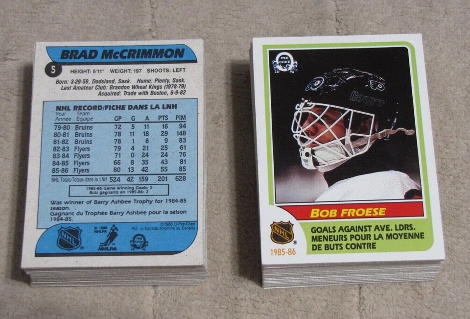 1986-87 OPC O-Pee-Chee Hockey (Pick Your Players) EX/MT NM - Image 2 of 2