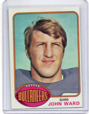 JOHN WARD 1976 TOPPS CARD #268 BUCCANEERS EX / NM A38