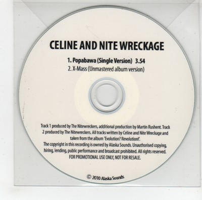(GJ281) Celine & Nite Wreckage, Popabawa / X-Mass - 2010 DJ CD