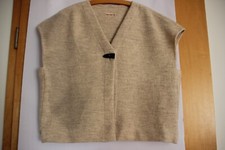 Hess Natur Damen Weste Schurwolle beige-melliert Gr. M gepflegt guter Zustand