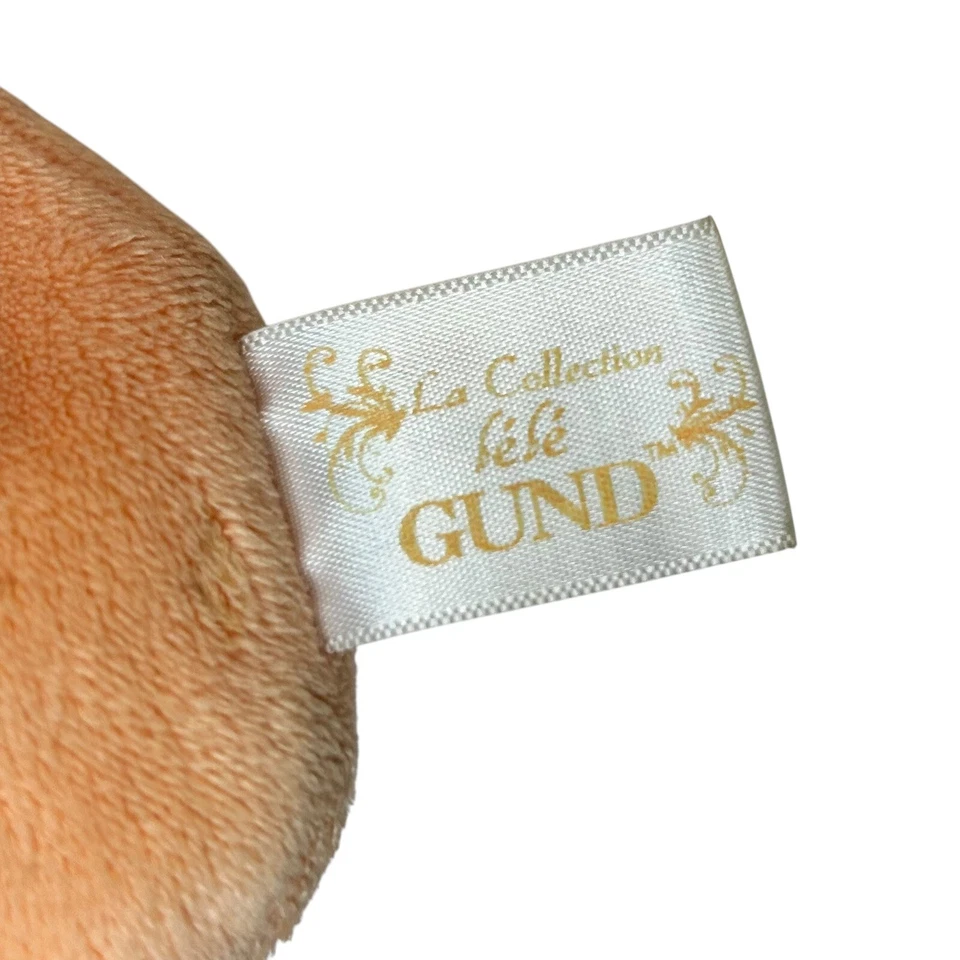 Gund La Collection Bebe Mandarina Perro Bebé Lovey Mini Acogedora Manta de Felpa Foto 4 de 4