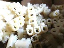 40 x 3 way 3 amp screw terminal connector strips choc-block 3A