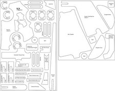 Twilight Zone Flipper Set Completo Mylar (2 Fogli)