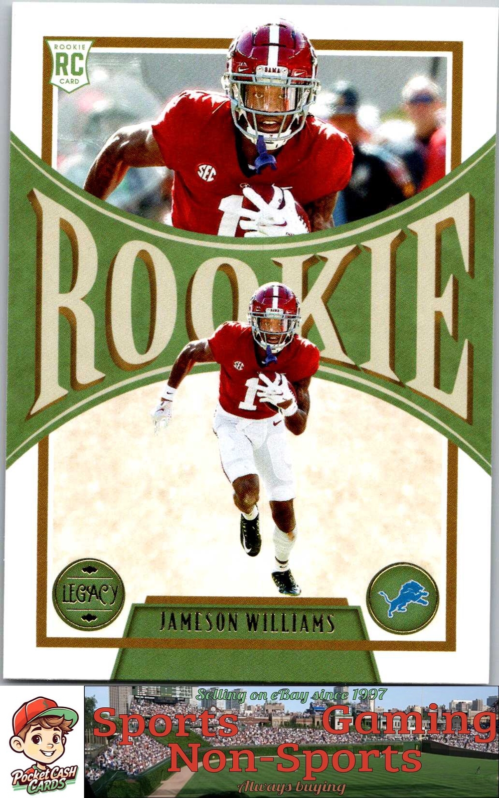 2022 Panini Legacy #150 Jameson Williams 006118