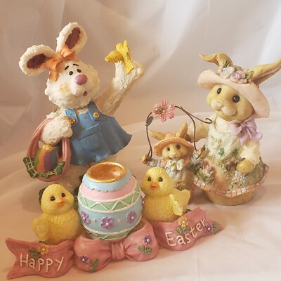 Easter Family Bunnies Chicks