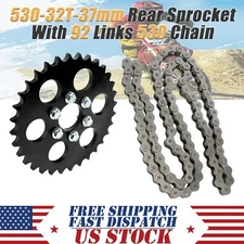 530 Chain & 32T Rear Sprocket For GY6 125cc 150cc 200cc 250cc ATV Quad Go Kart