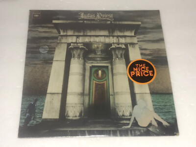 JUDAS PRIEST SIN AFTER SIN ALBUM RECORD LP VINYL 1977 PC 34787 IN SHRINK NICE