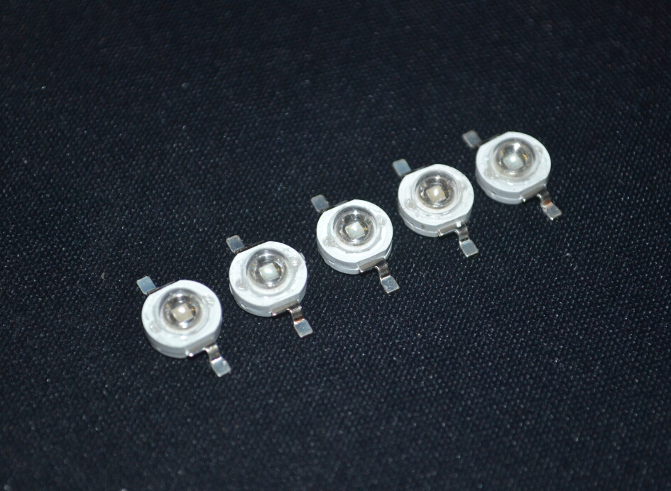 3W High-Power UV LED Bulb - 365nm, 375nm, 395nm, 400nm, 410nm, 420nm Wavelength Options For Curing, Inspection, Blacklight