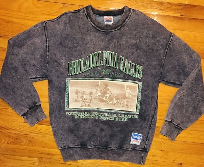 *RARE* Vintage NUTMEG Philadelphia EAGLES Sweatshirt mens L nfl football shirt