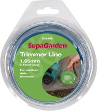 GARDEN STRIMMER WIRE Trimmer 1.65MM Thickness Line Cord 15M String Cutting Grass 0.36 per metre