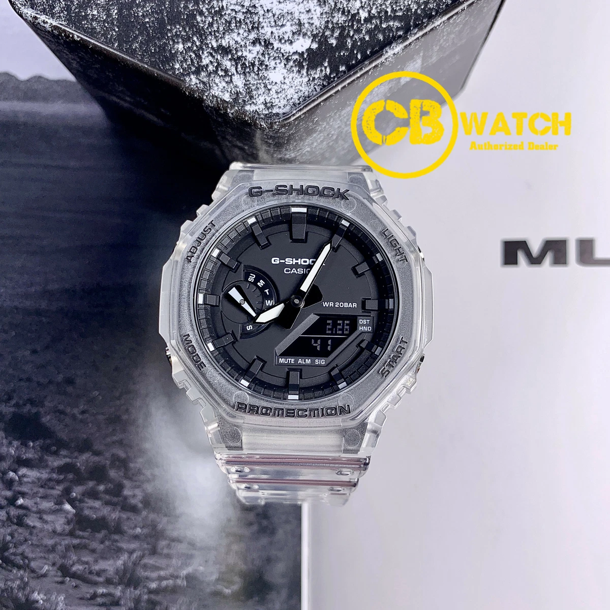 G shock online semi transparent