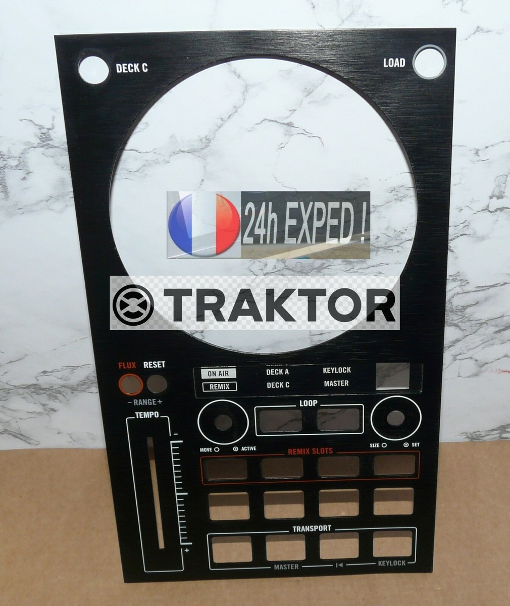 Plaque Indicative De Deck Pour Contrôleur DJ Native Instruments Traktor S4 MK2