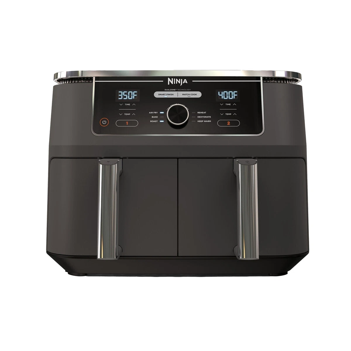 Ninja Foodi 6in1 XL 2Basket Air Fryer 10Quart Dual Zone