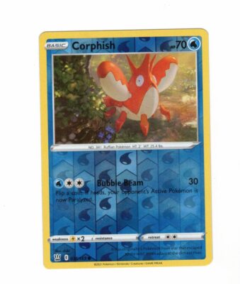2021 Pokemon BATTLE STYLES CORPHISH REVERSE HOLO