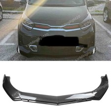 For Kia Ev6 Car Front Bumper Lip Diffuser Body Kit Spoiler Splitter Carbon Fiber