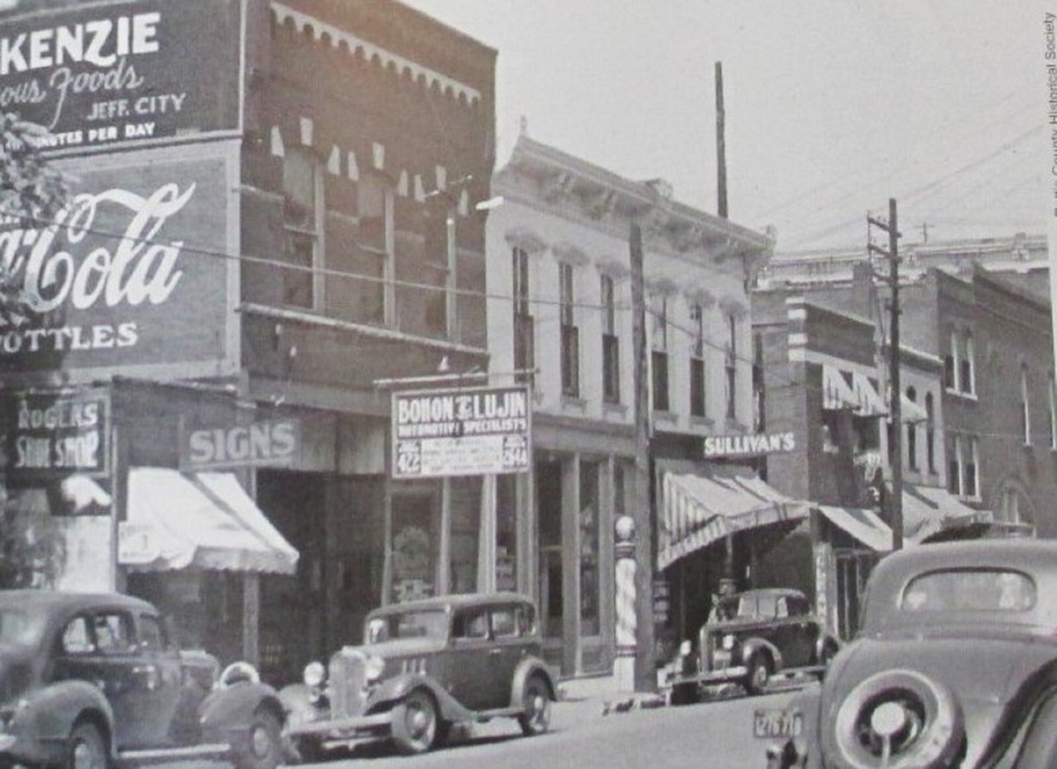 Sedalia Missouri History Photos All Around Downtown Volume 1 East from