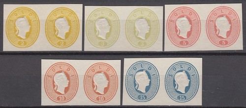 L & V PROBEDRUCKE Mi.Nr. 12-13, I-III ND U o. Gummi geprüft BPP Mi.Wert € (B395) - 第 1/2 張圖片