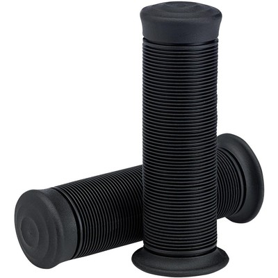 Biltwell Kung Fu 1'' (25mm) Handlebar Grips in TPV Rubber Pair -  Black