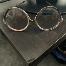 Riviera Optical Vintage Oversized Glasses With Non Prescription Lenses