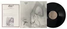 THE CURE x3 ROBERT SMITH Band Signed FAITH Vinyl Record ROGER EPPERSON COA