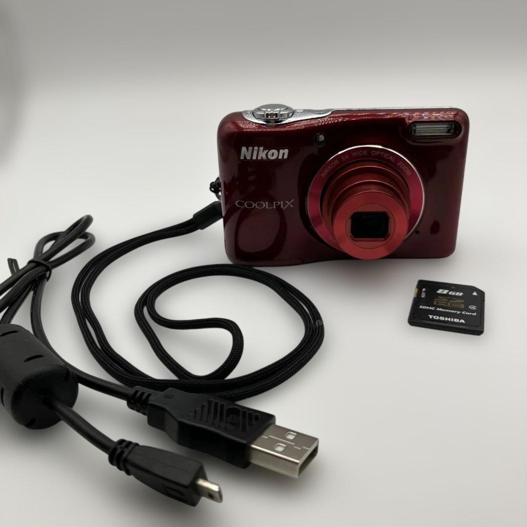 Complete Product Nikon Coolpix L30 Red | eBay