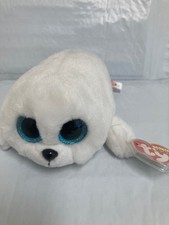 Ty Beanie Boos💜Icy The White Baby Seal 6" New MWMT's