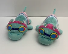Cutetitos Islanditos 2023 Basic Fun Lot of 2 Plush 7" Toy Hippo Hippoito Goggles