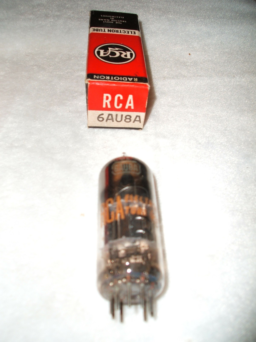 1) NOS RCA 6AU8A Vintage Radio VACUUM TUBE | eBay