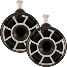 Wet Sounds REV8 8" Fixed Clamp Tower Speakers - Black (Pair) - Used Very Good
