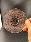 Pink Cherry Blossom Saucer 4.5" Jeannette Depression Glass📦#1