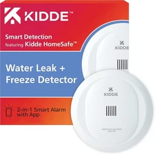 Kidde WiFi Leak & Freeze Detector – App Alerts, Alexa Compatible, 60WLDR-W