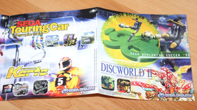 Vintage Sega Saturn Promo Ad / Flyer Resident Evil Wipeout Discworld II Quake