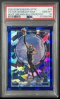 VICTOR WEMBANYAMA PSA 10 2023-24 CONTENDERS OPTIC 19 HOOP DREAMS BLUE ICE RC /75