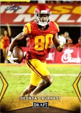 Deontay Burnett 2018 Leaf Draft Football Card #19