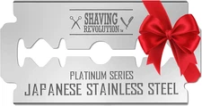Double Edge Razor Blades - Men'S Safety for Shaving Platinum Japanese Stainless 