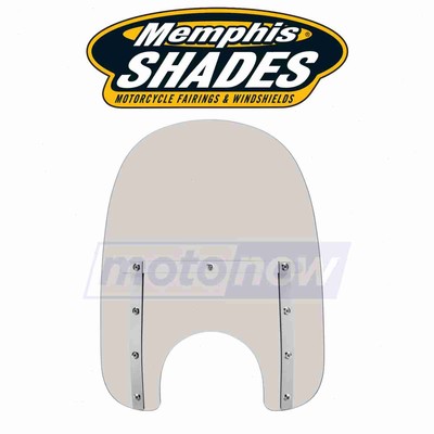 Memphis Shades Memphis Slim Windshield (7in. Cutout) for 2014-2017 Harley fu