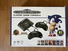 Sega Mega Drive Classic Game Console with 80 Built-In Games Tested Working 