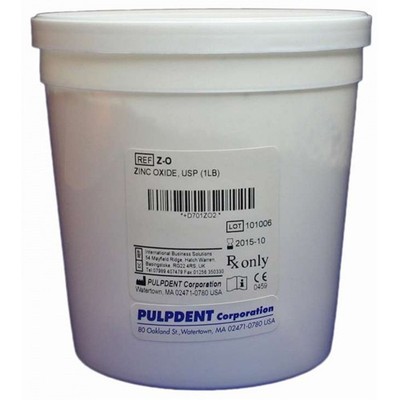 Pulpdent Z-O Zinc Oxide Dental Powder USP 1 Lb