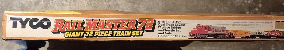 Vintage TYCo Long Hauler, 72 peças Conjunto de Trem Escala HO, Caixa Original - Imagem 3 de 4