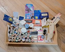 Sewing Accessories Lot 1970's Mixed Lot Assorted  Tray Not Included  Vintage