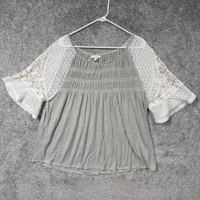 Maurices Tunic Blouse 2 Plus Coastal Cottagecore Airy Peasant Boho Fairycore