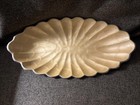 JULIA KNIGHT PEONY SNOW 15 1/2" OVAL BOWL HANDMADE IN INDIA SAND CAST ALUMINUM — photo 1
