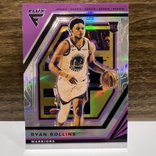 Ryan Rollins 2022-23 Panini Flux Rookie Card #239 Golden State Warriors