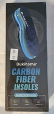 Carbon Fiber Insoles for Men Women - Bukihome M Men 6.5-7.5/Women 8-9