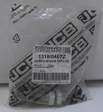 Lot of 5 JCB Parts 1318/0407Z Screw Tools M10 x 25 Tuf-Lok Threaded Hardware