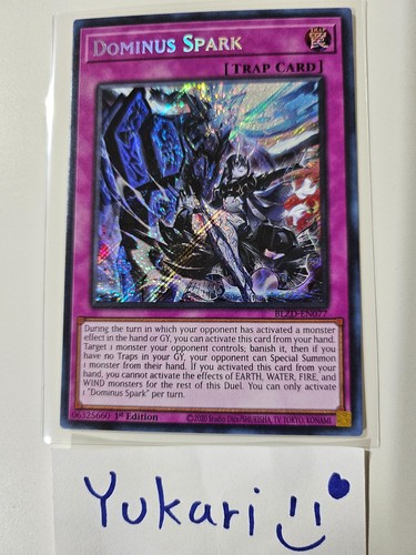 Dominus Spark BLZD-EN077 YuGiOh Blazing Dominion card