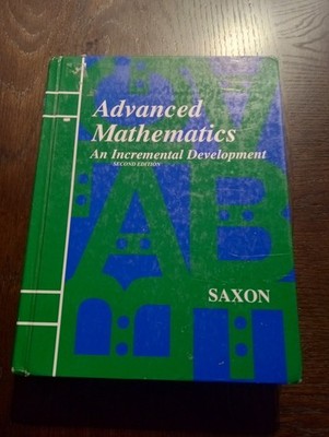 saxon advanced mathematics second edition  hardcover 